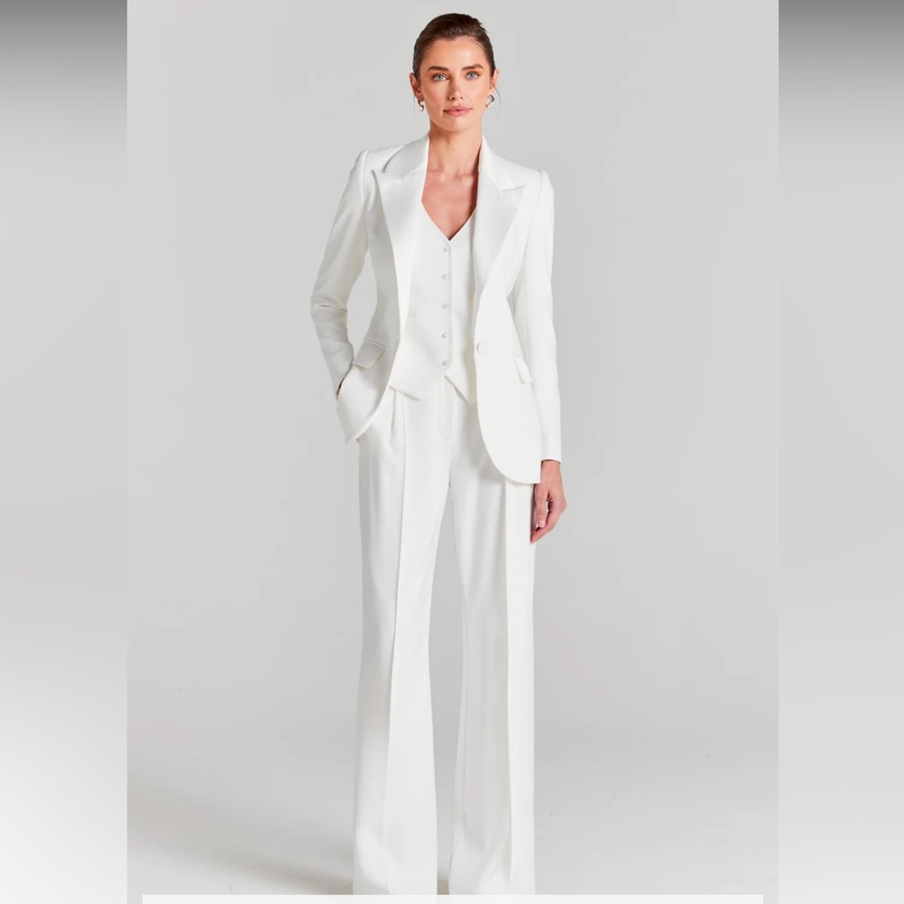 NADINE MERABI White Women's Trousers Suit